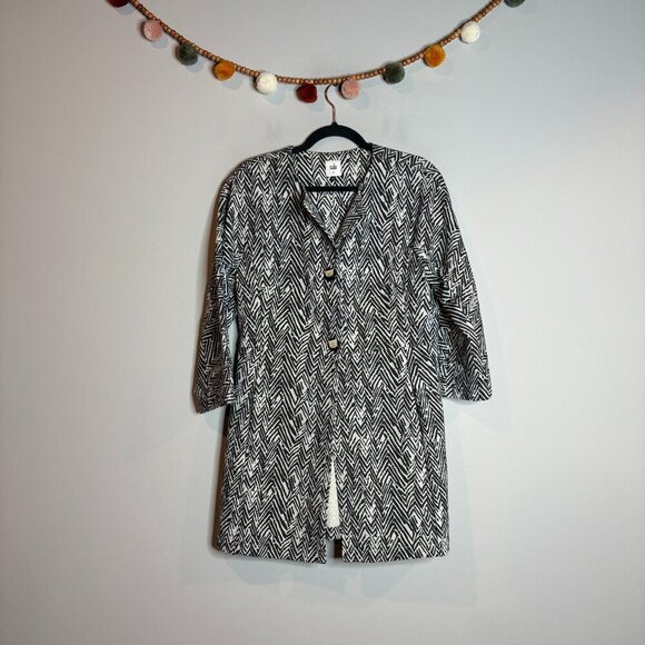 CAbi Style 3034 Zig Zag Ponte Knit Jacket - Picture 2 of 6